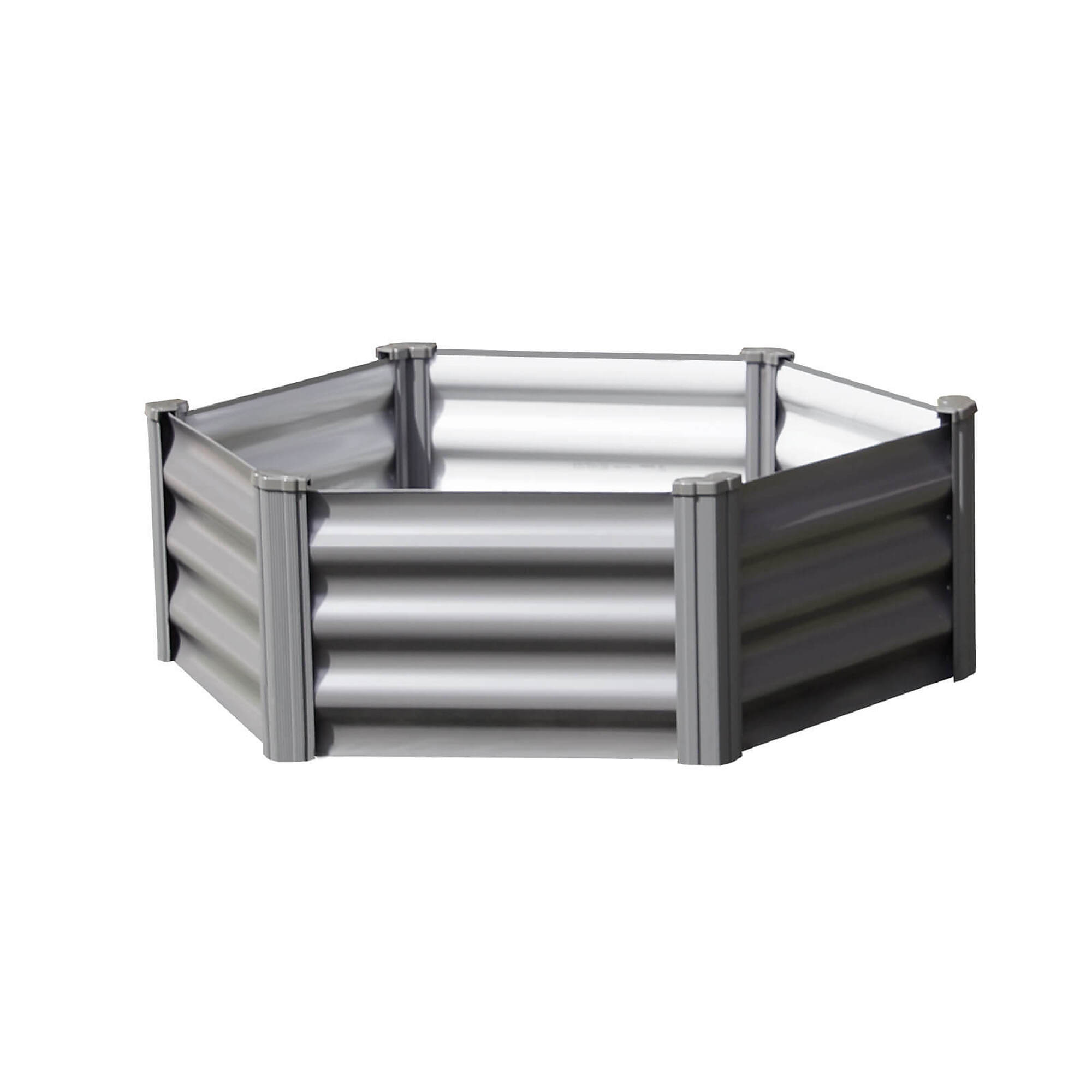 OGC, 3.28ft. x 3.28ft. Metal Hex Garden Bed, Model# WGOGC50H-PTX